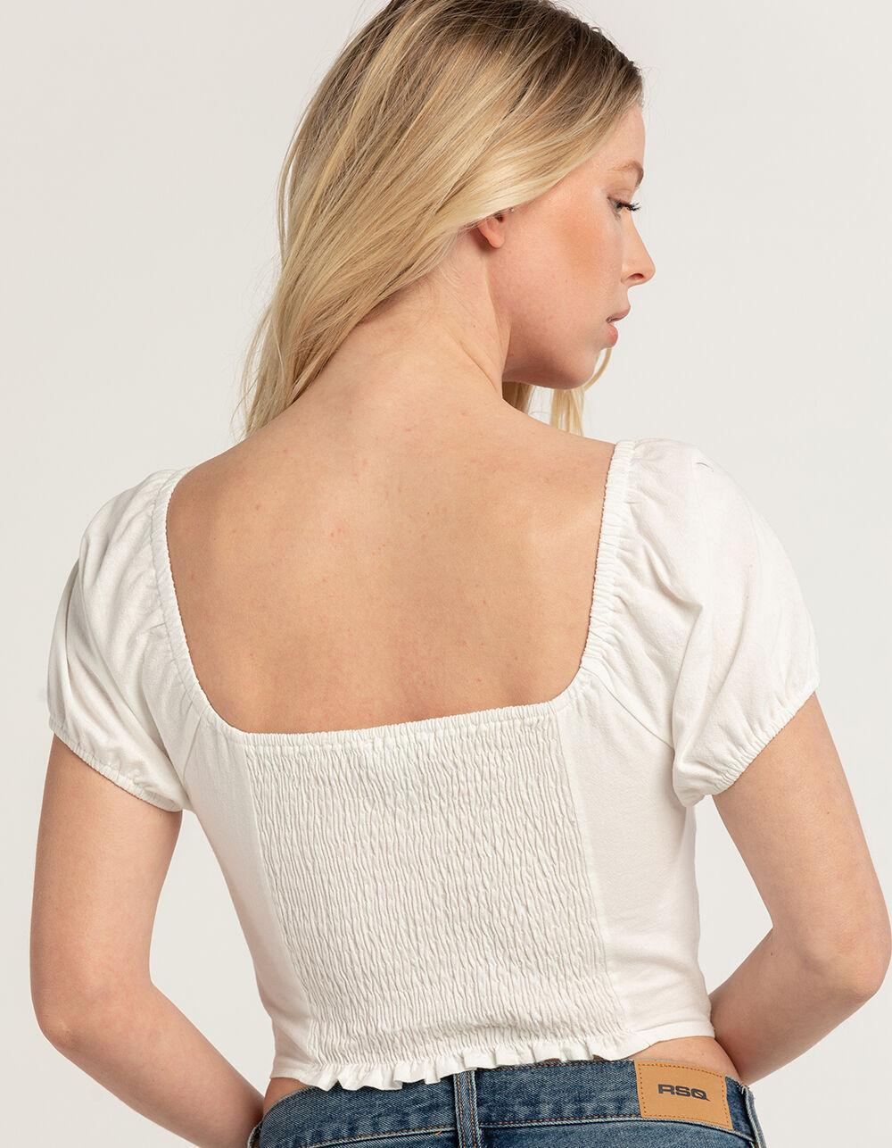 RSQ Womens Linen Corset Top Product Image