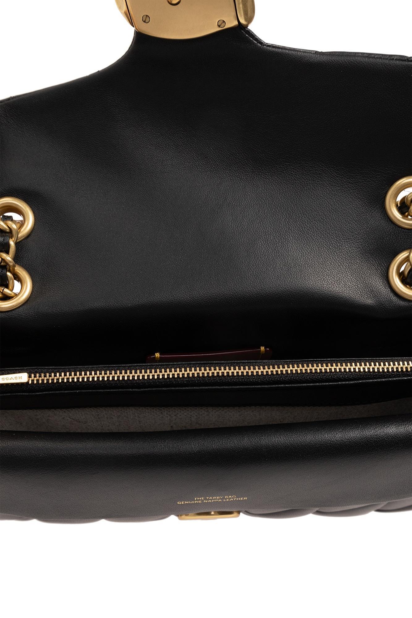 COACH Tabby 26 Shoulder Bag In Black Patent Product Image