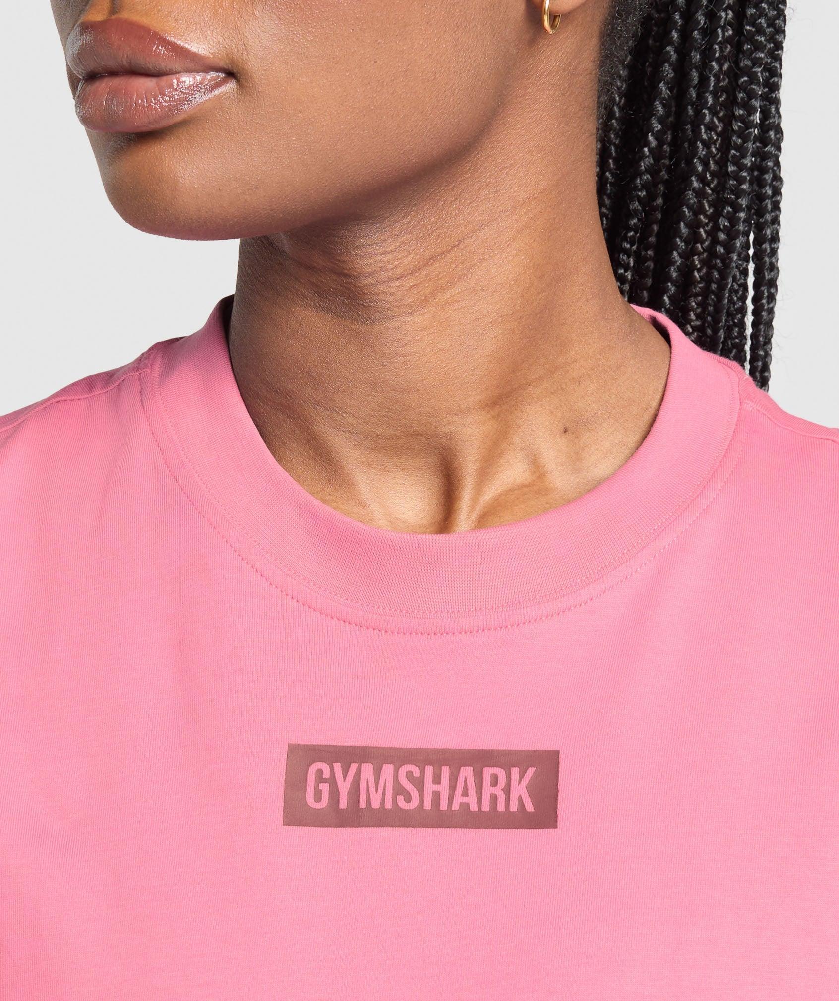 Gymshark Block Oversized T-Shirt - Sunset Pink Female Product Image