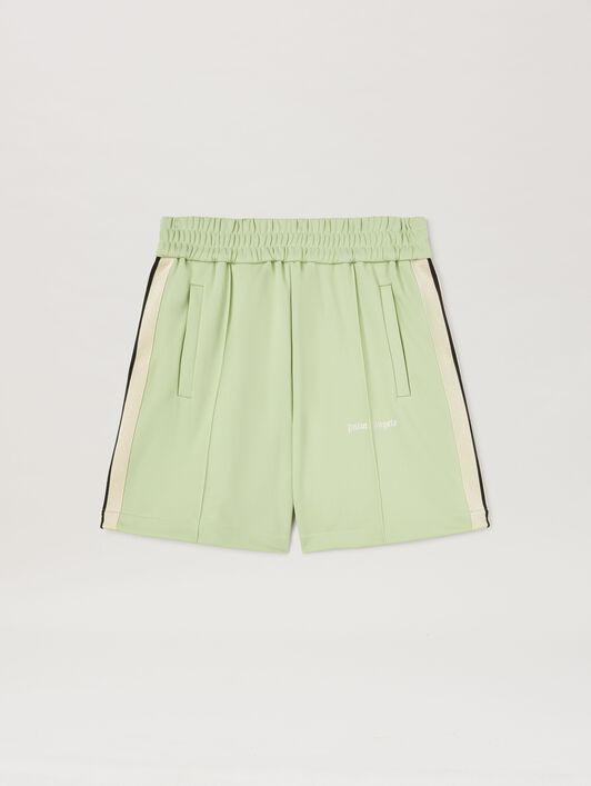 CLASSIC LOGO TRACK SHORTS FOREST GREEN - Product Image