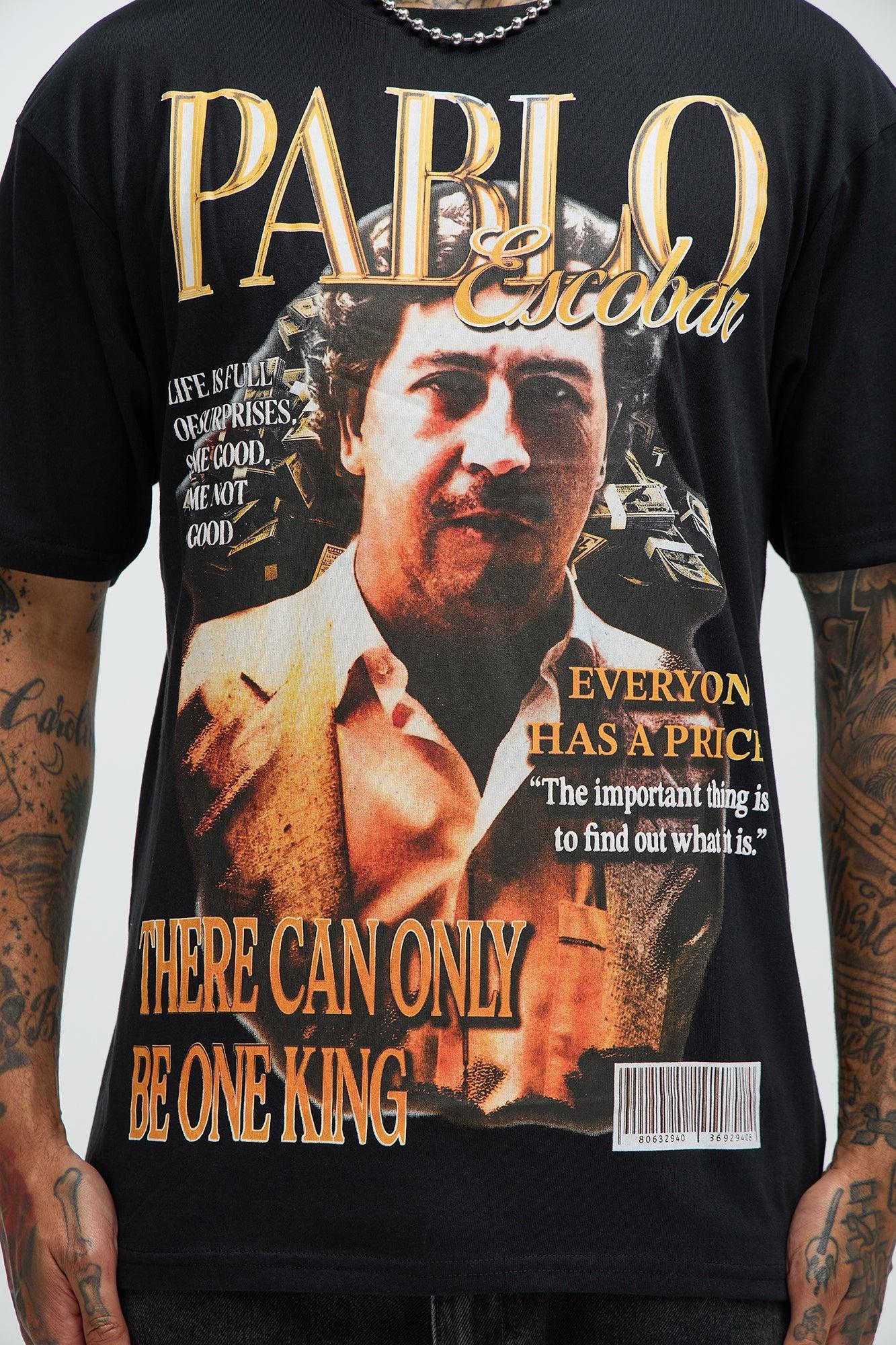 Pablo Escobar Short Sleeve Tee - Black Product Image