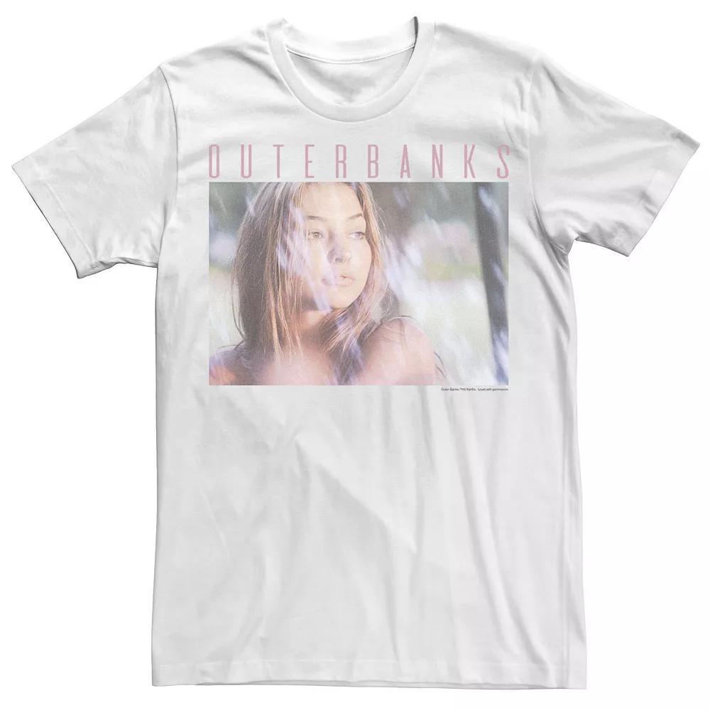 Men's Netflix Outer Banks Sarah Portrait Tee, Size: Medium, White Product Image