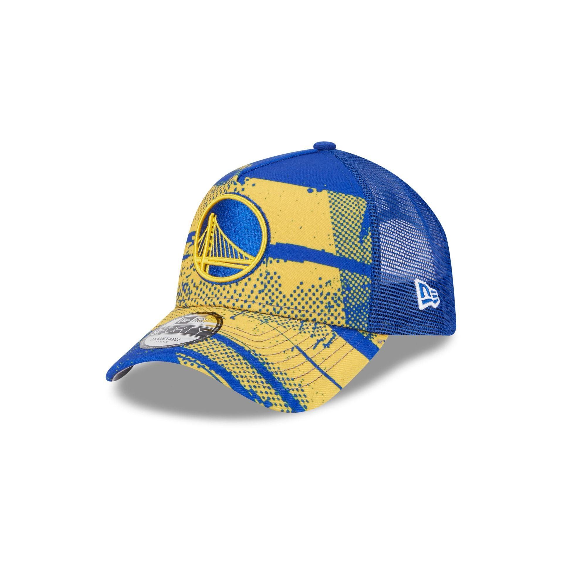 Golden State Warriors 2024 Tip-Off 9FORTY A-Frame Trucker Hat Male Product Image