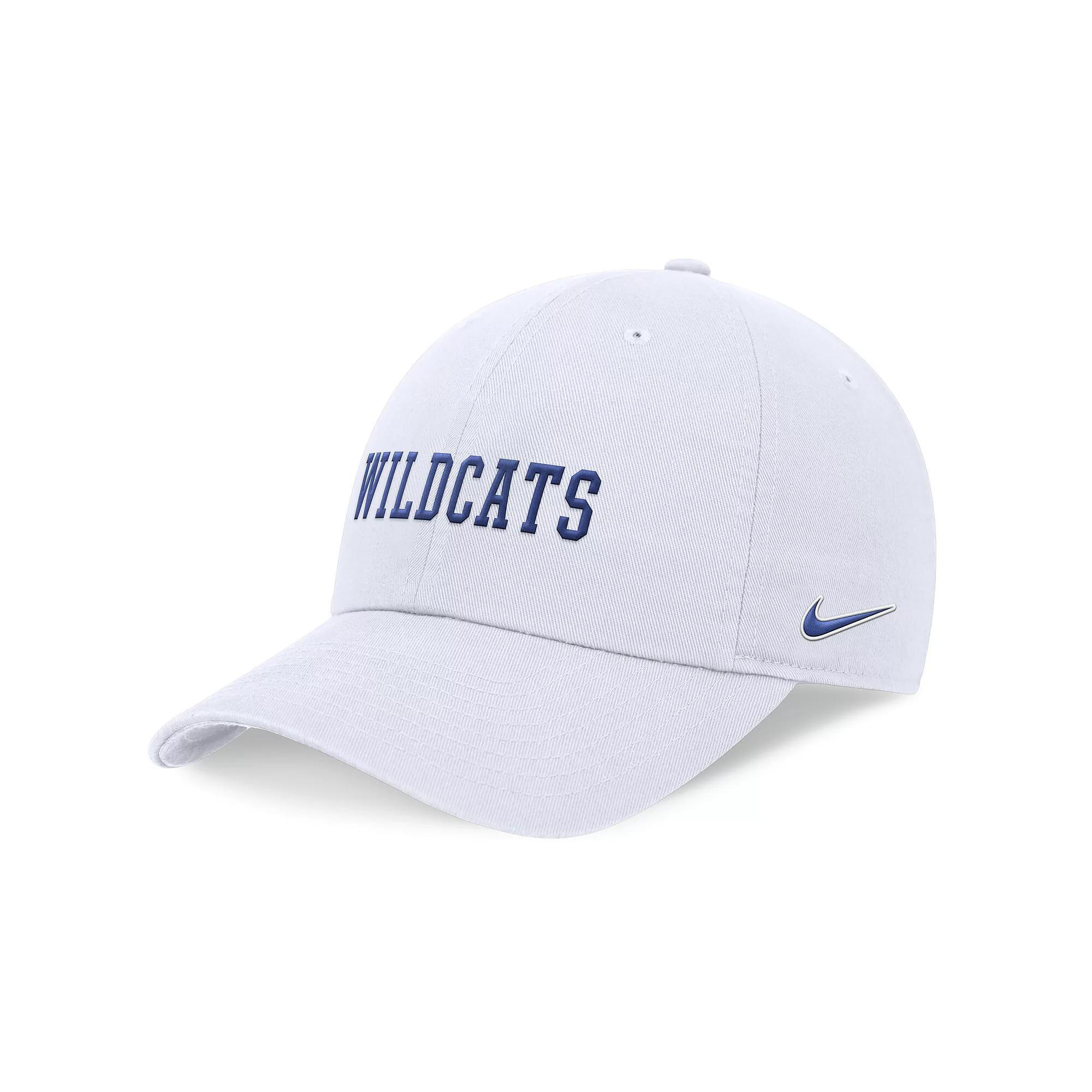 Men's Nike White Kentucky Wildcats 2024 On-Field Club Adjustable Hat, Size: Medium/Large Product Image