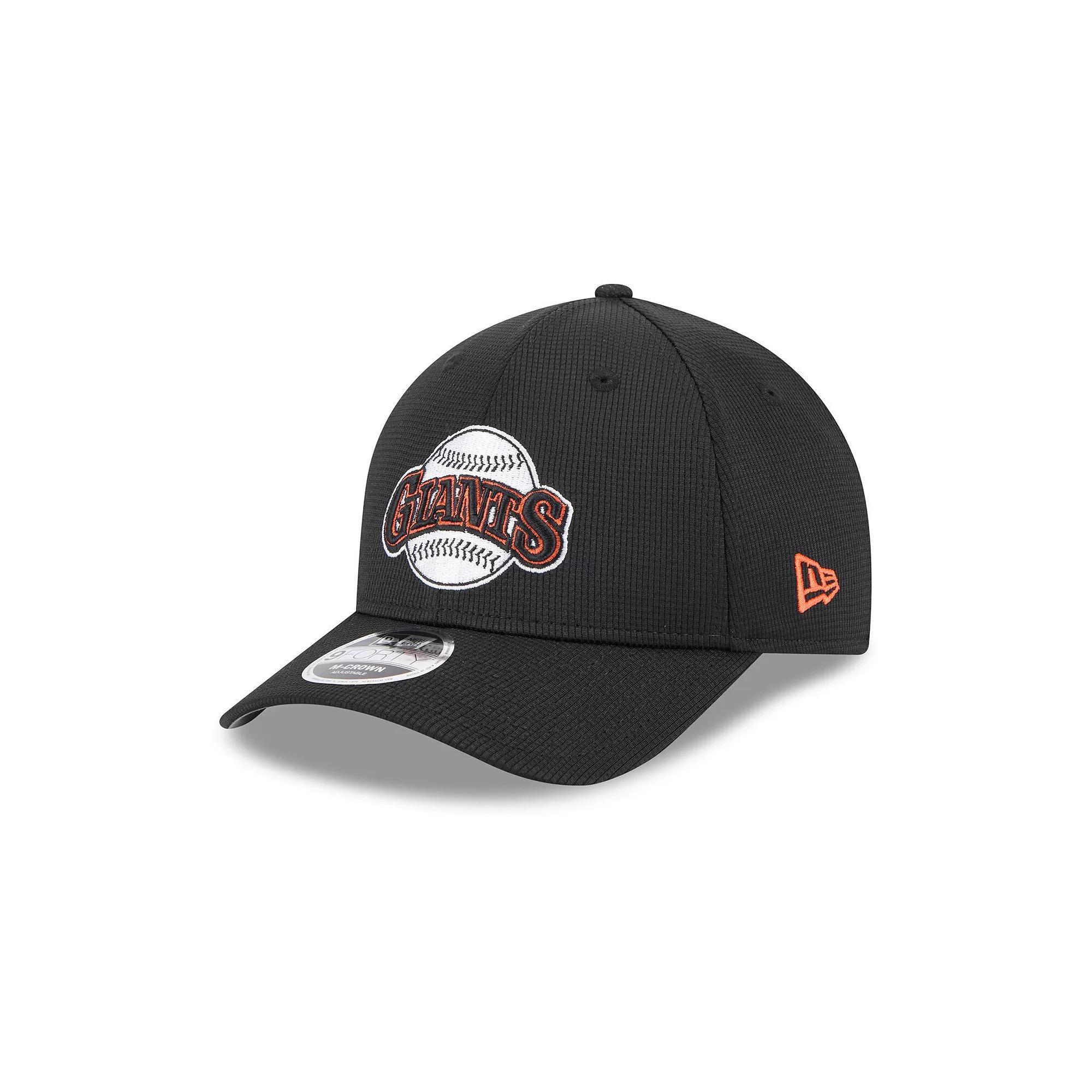 Men's New Era  Black San Francisco Giants 2025 Batting Practice 9FORTY M-Crown Adjustable Hat Product Image