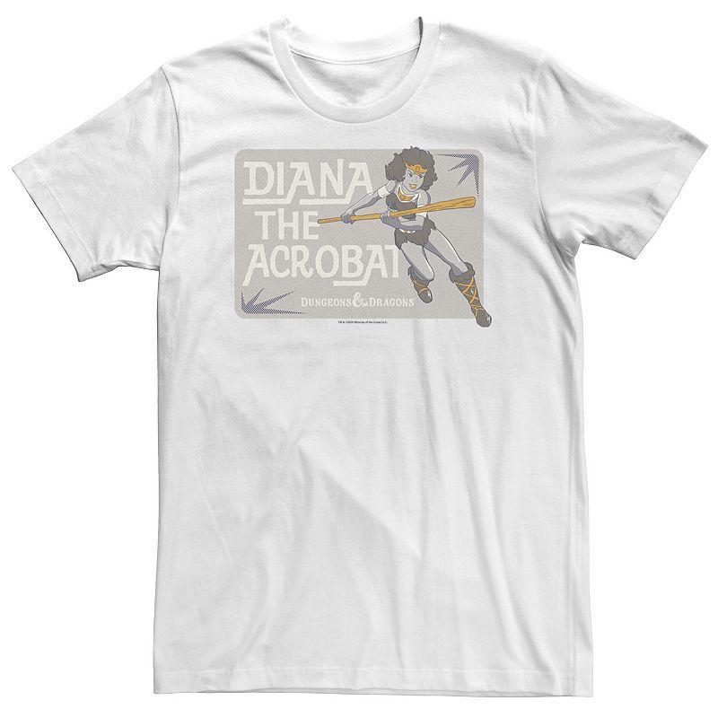 Big & Tall Dungeons & Dragons Diana The Acrobat Panel Tee, Men's,  Product Image