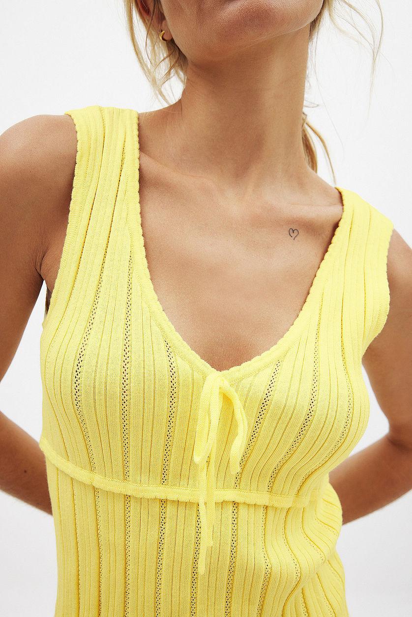 Knitted Bow Top Product Image