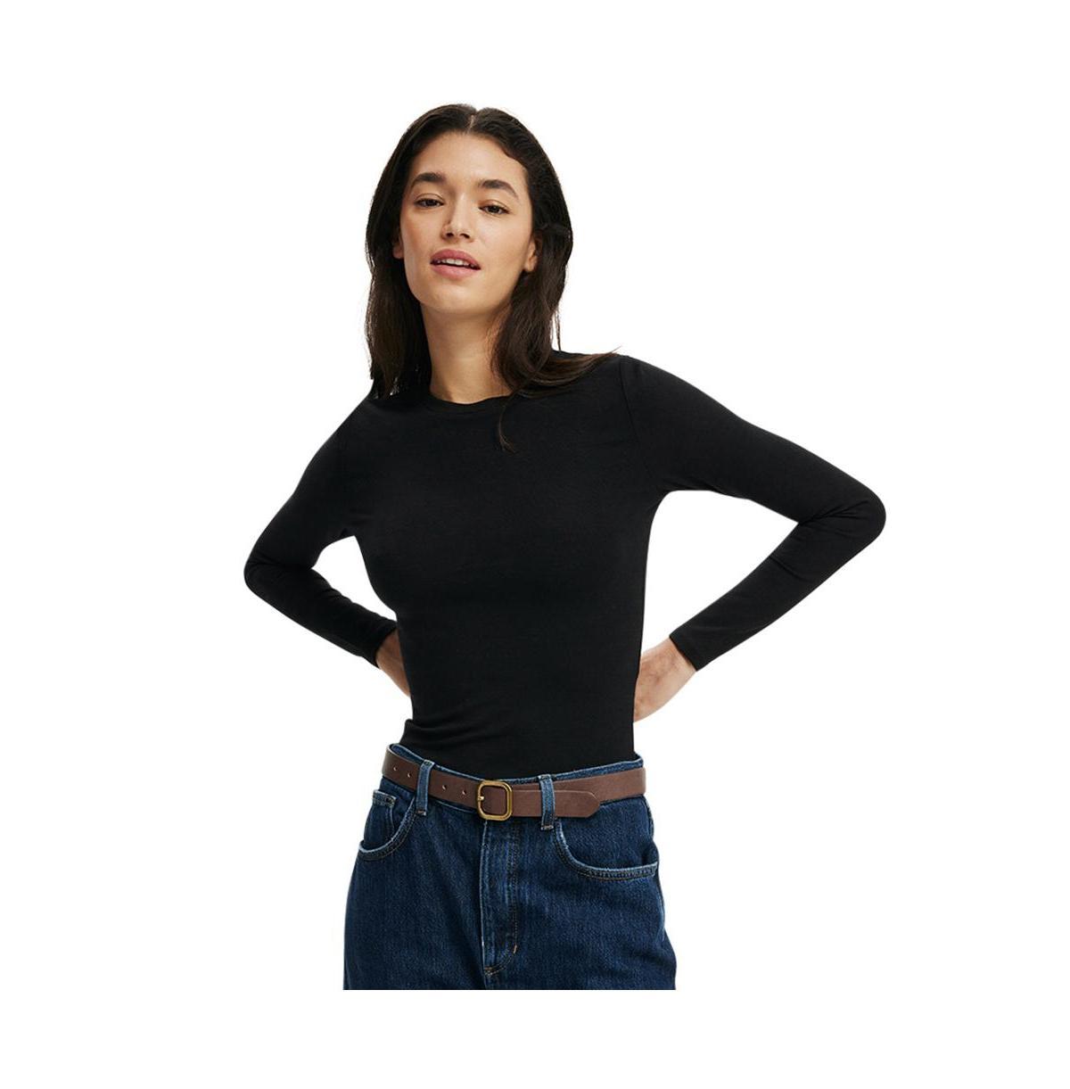 Cotton On Womens All Day Crew Long Sleeve Product Image