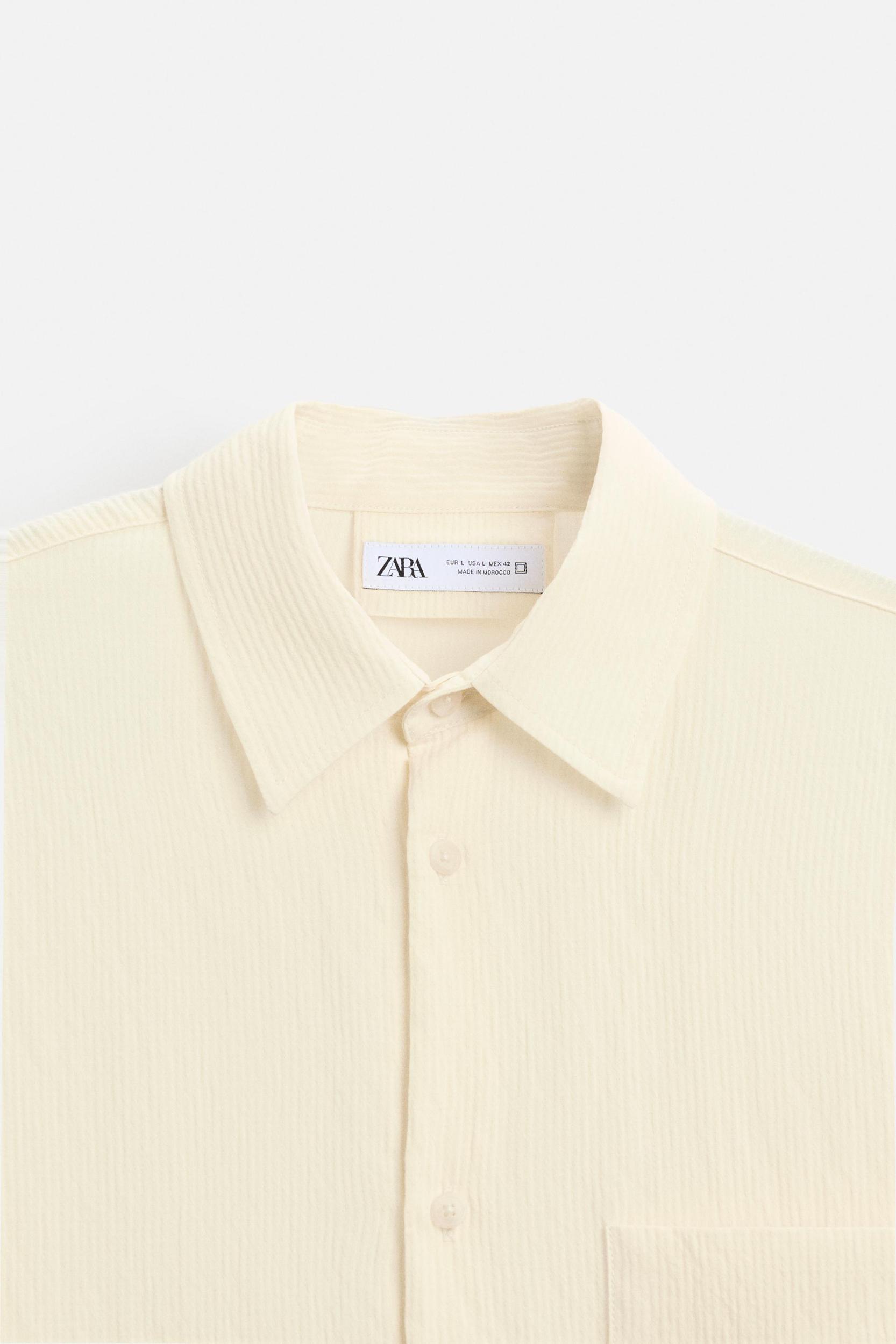TEXTURED STRIPED SHIRT Product Image