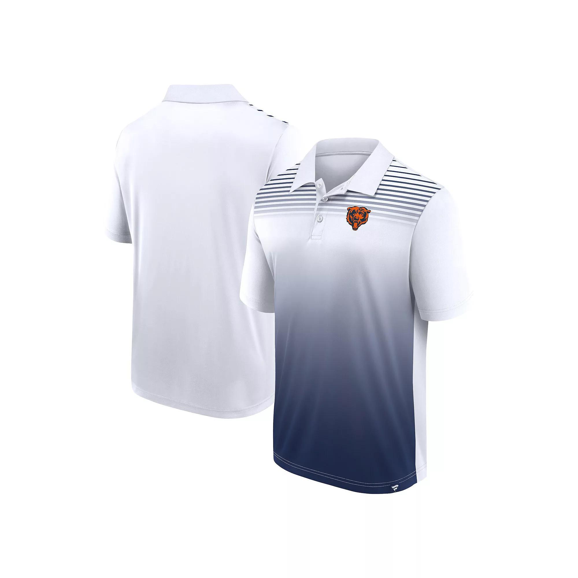 Men's White/Navy Chicago Bears Sandlot Game Polo,  Product Image