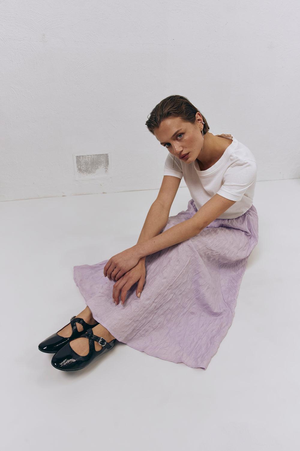 Solara Midi Skirt Lilac Product Image