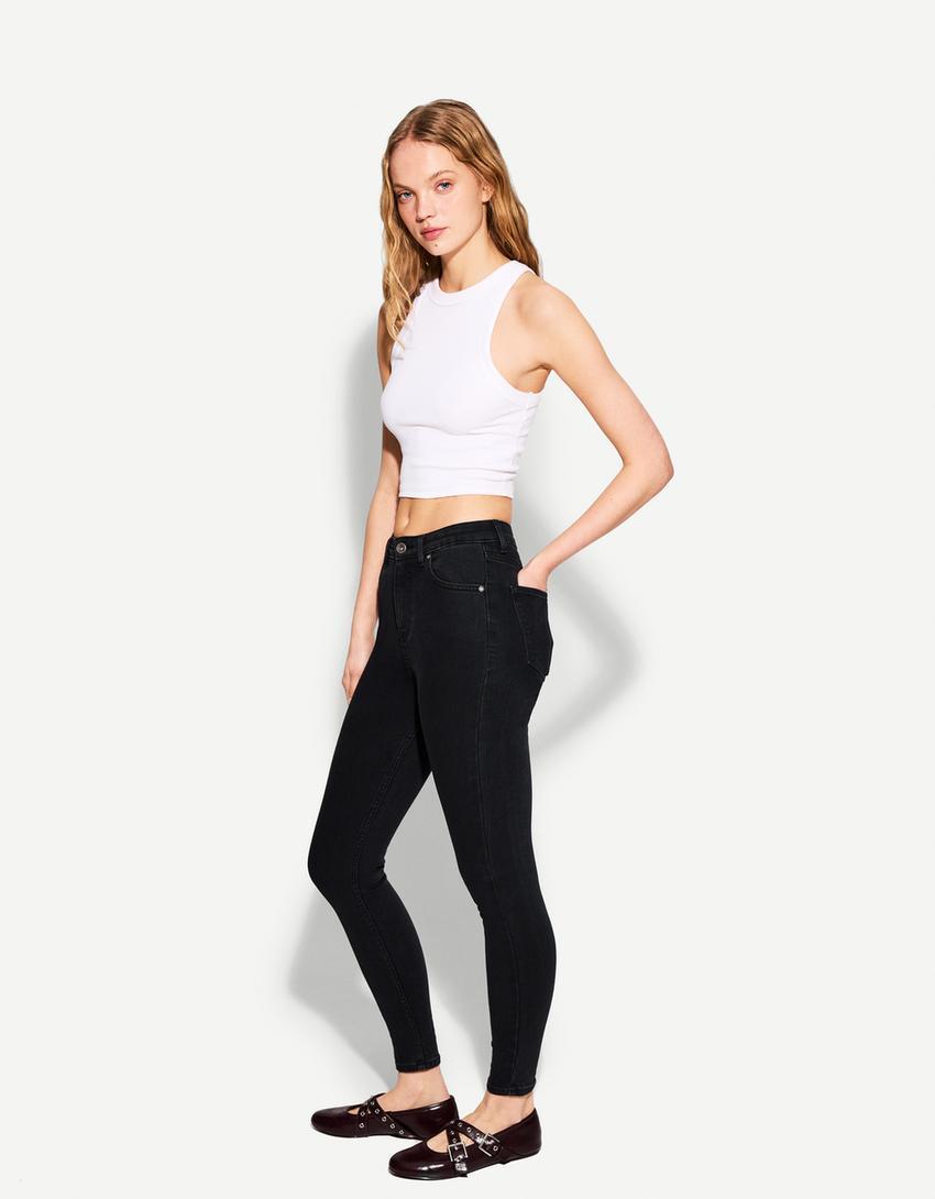 Super high-rise skinny jeans Product Image