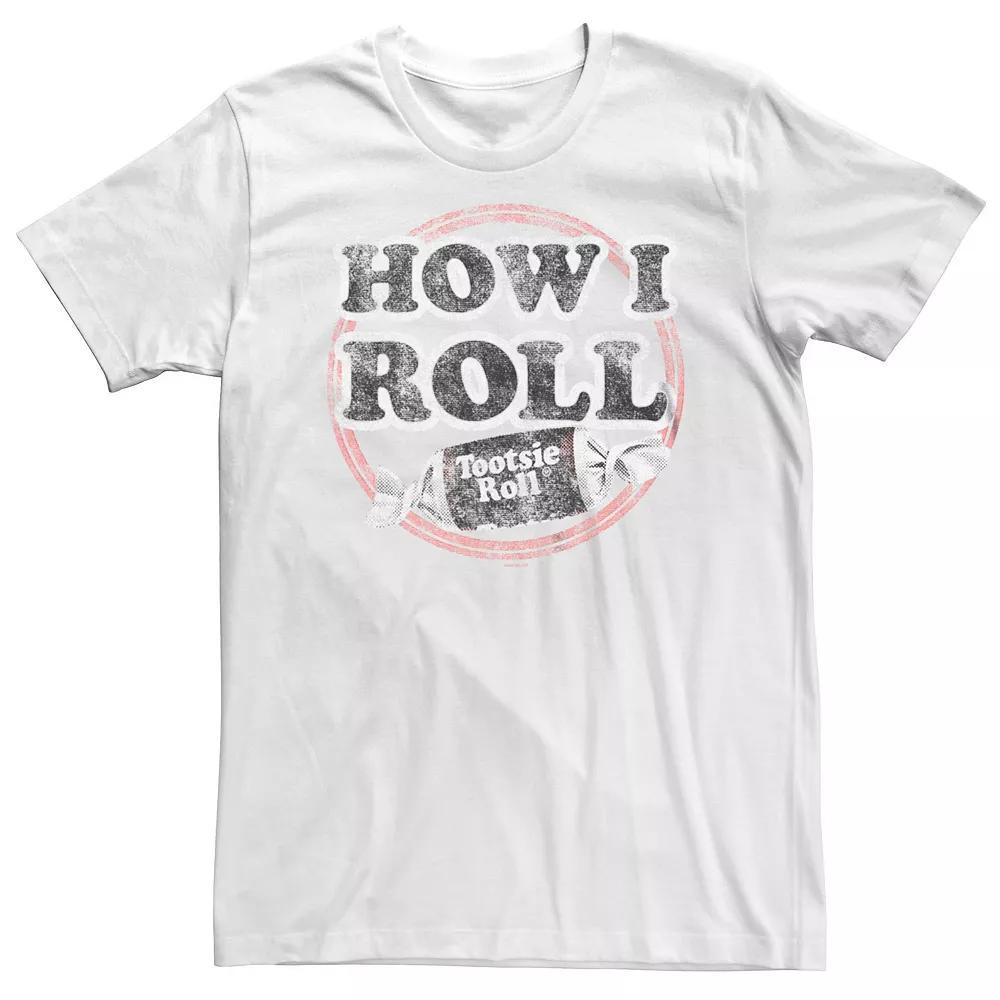 Big & Tall Tootsie Roll How I Roll Badge Tee, Men's,  Product Image