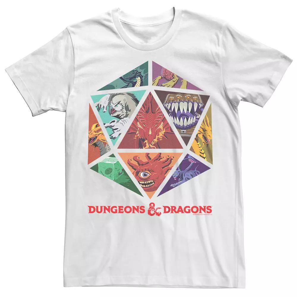 Men's Dungeons & Dragons Creatures Dice Graphic Tee,  Product Image