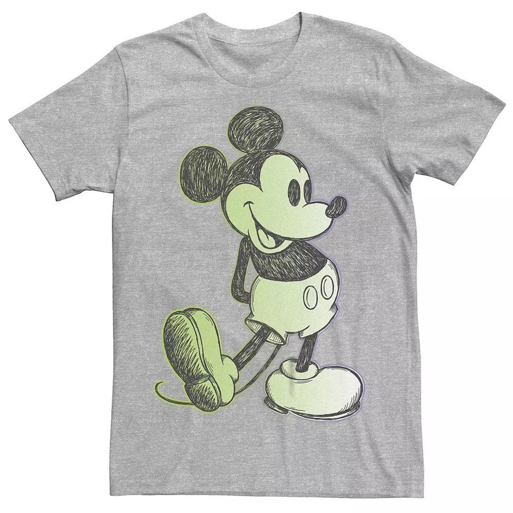 Big & Tall Disney Mickey Mouse Retro Sketch Graphic Tee, Men's,  Product Image