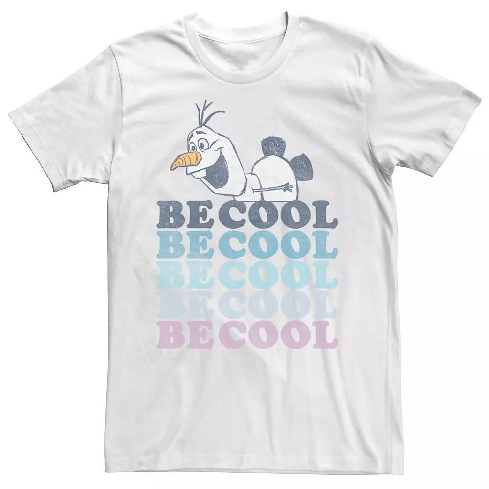 Disney's Frozen Olaf Men's "Be Cool" Tee, Size: Small, White Product Image