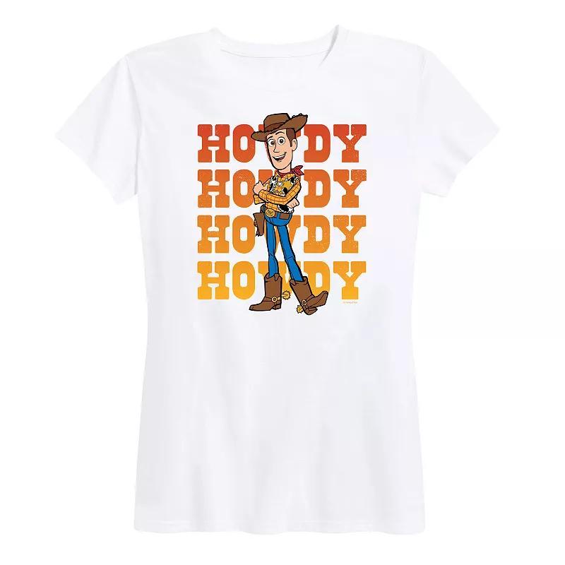 Disney / Pixar's Toy Story Woody Women's Howdy Graphic Tee, Girl's, Size: XXL, Black Product Image