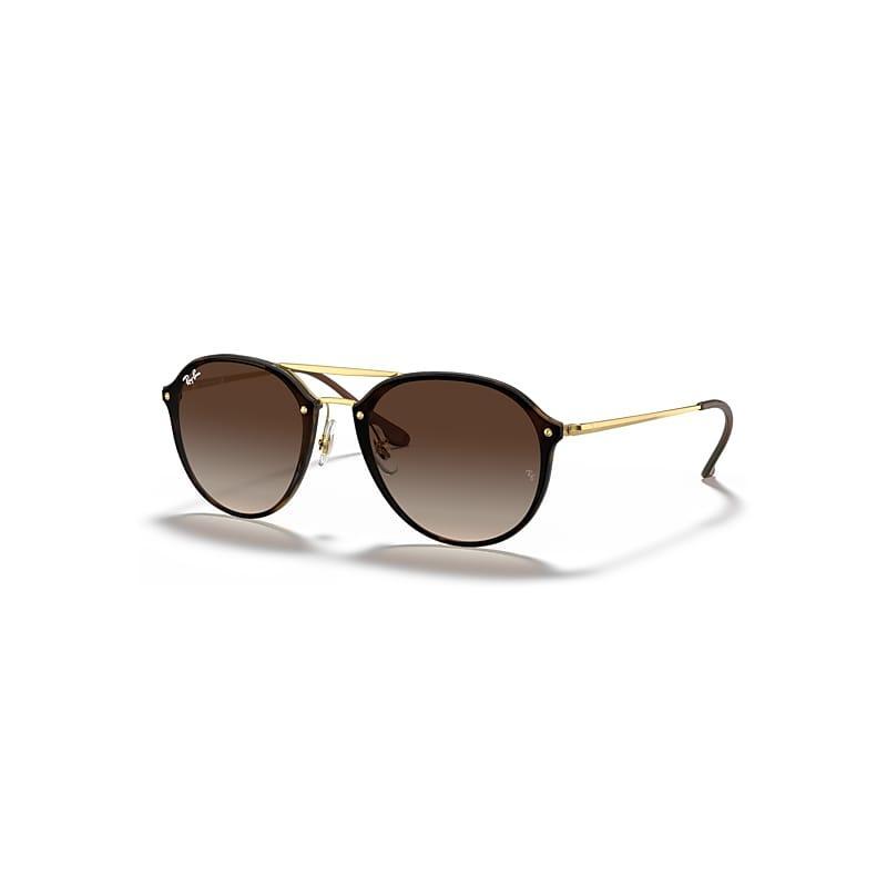 Ray-Ban Blaze Double Bridge Sunglasses Frame Brown Lenses Product Image