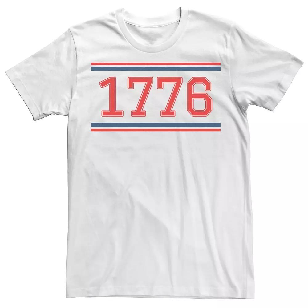 Men's 1776 Collegiate Graphic Tee, Size: 3XL, White Product Image
