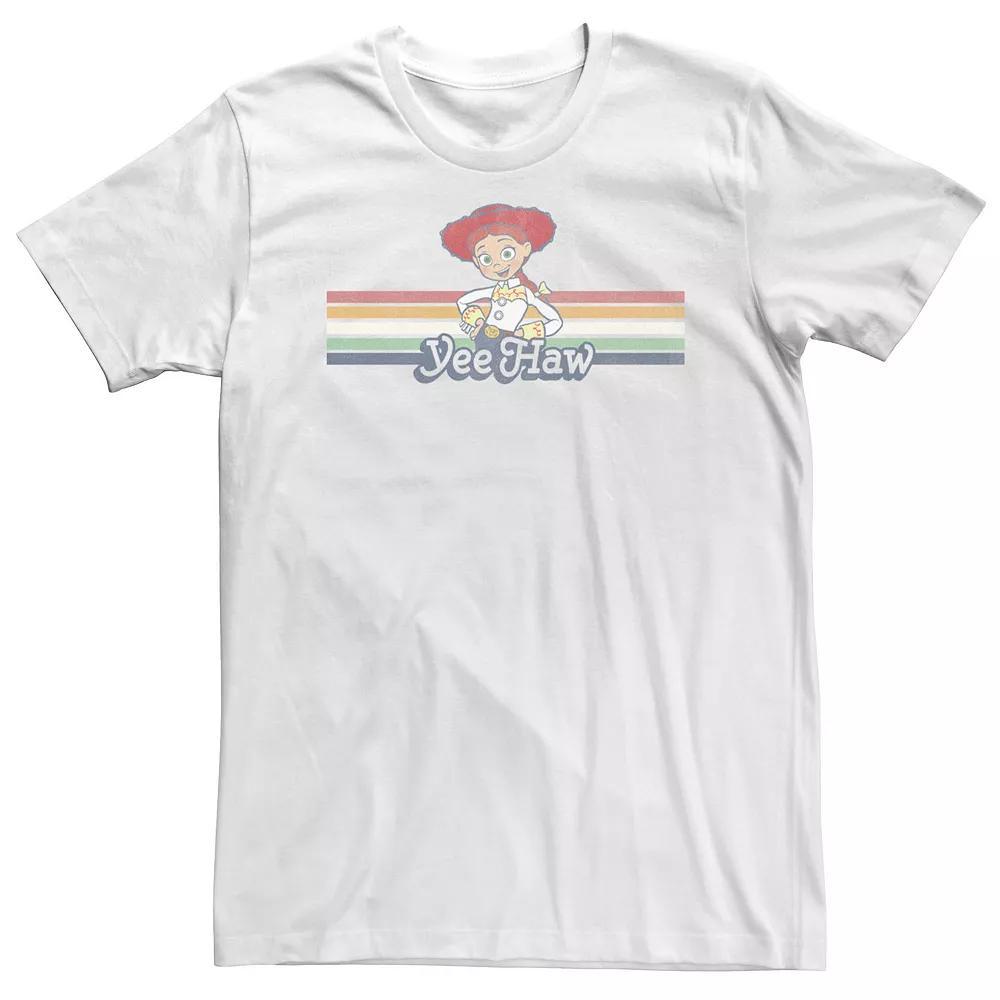Big & Tall Disney / Pixar Toy Story Jessie Cowgirl Rainbow Stripe Yee Haw Tee, Men's,  Product Image
