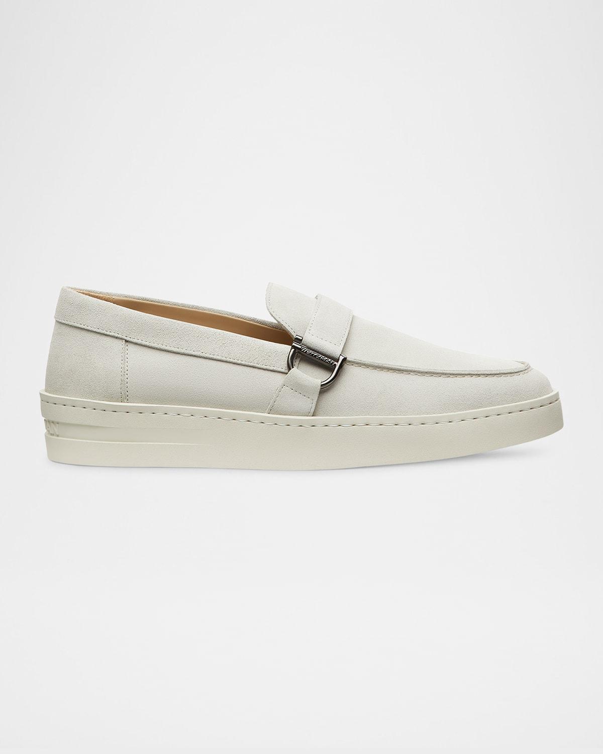 Men's Hamptons Suede Buckle Loafers Product Image