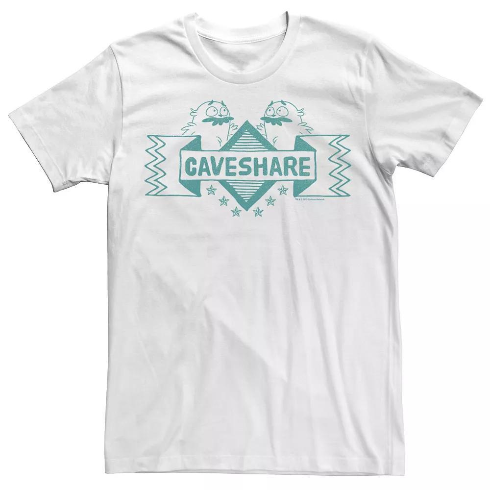 Men's We Bare Bears Caveshare Banner Graphic Tee, Size: XL, White Product Image