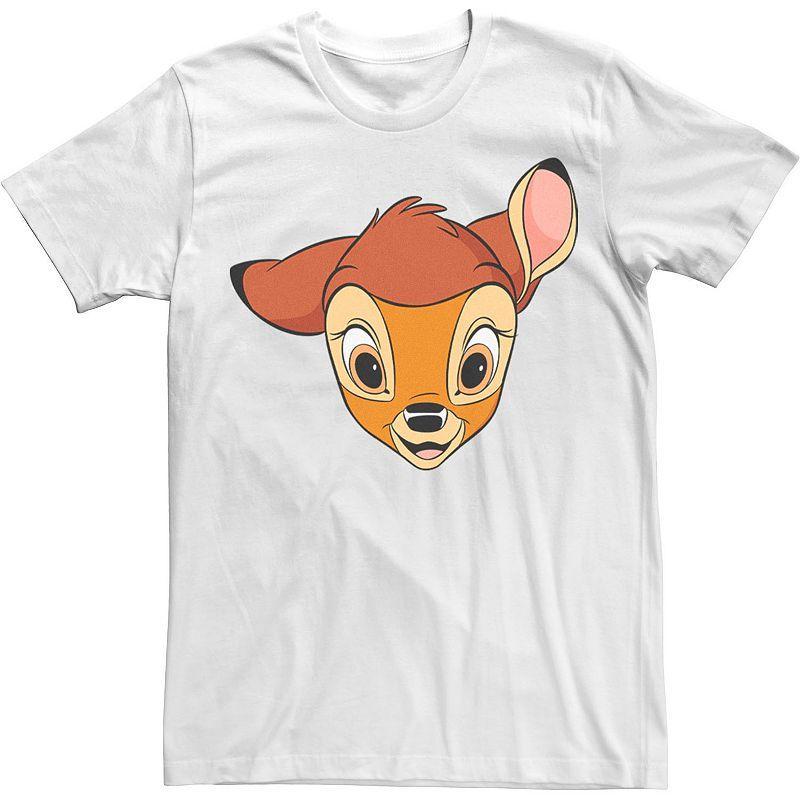 Disney's Bambi Big Face Men's Tee, Size: XXL, White Product Image