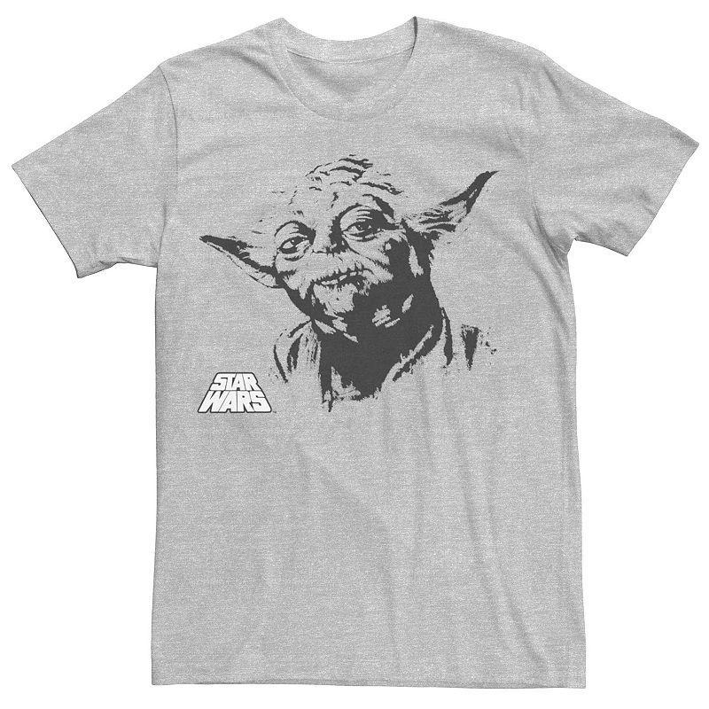 Men's Star Wars Yoda Vintage Portrait Graphic Tee,  Product Image