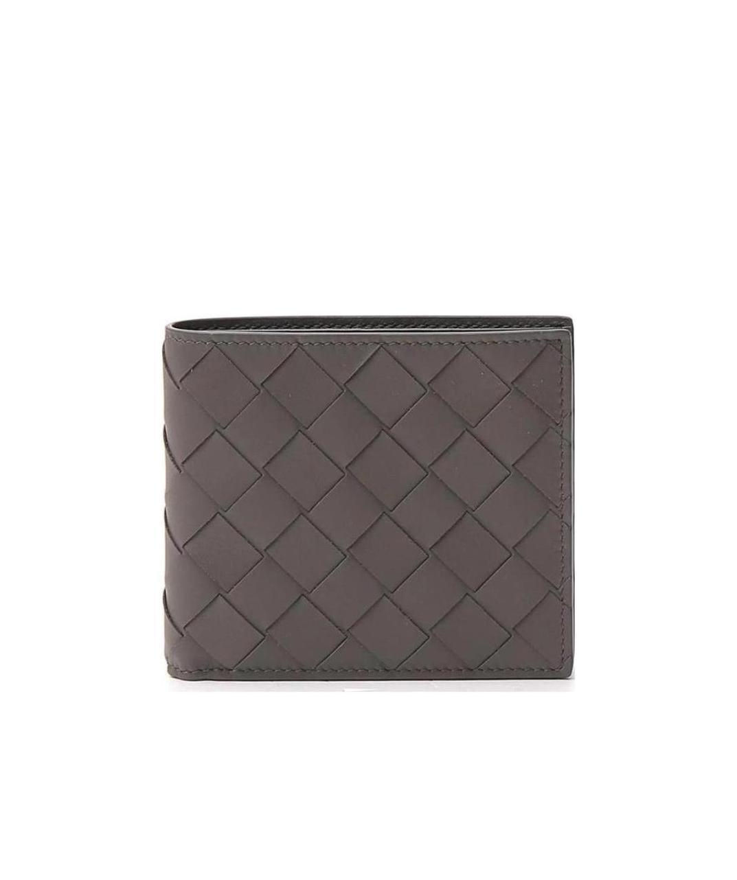 BOTTEGA VENETA Intrecciato Weave Bifold Wallet In Black Product Image