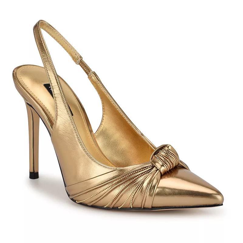 Nine West Faive Womens Dress Slingback Pumps Product Image