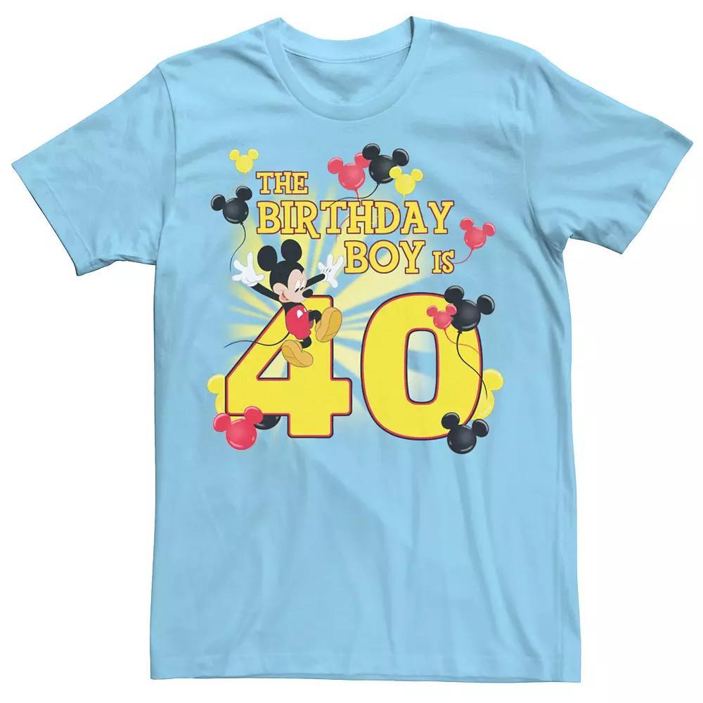 Disney's Mickey & Friends Men's 40 Year Old Birthday Boy Tee,  Product Image