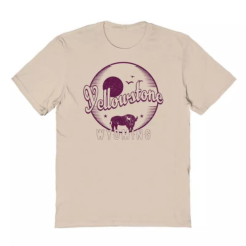 Men's Country Parks Yellowstone Bison Graphic Tee, Size: XXL, Brown Product Image