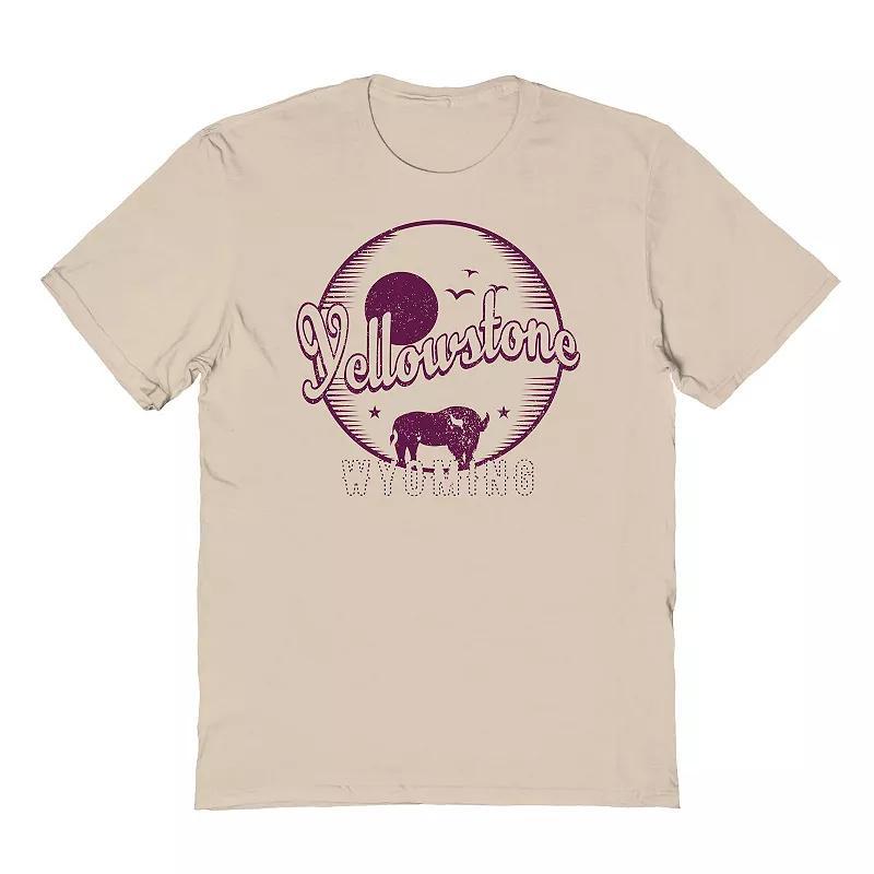 Men's Country Parks Yellowstone Bison Graphic Tee, Size: XXL, Brown Product Image