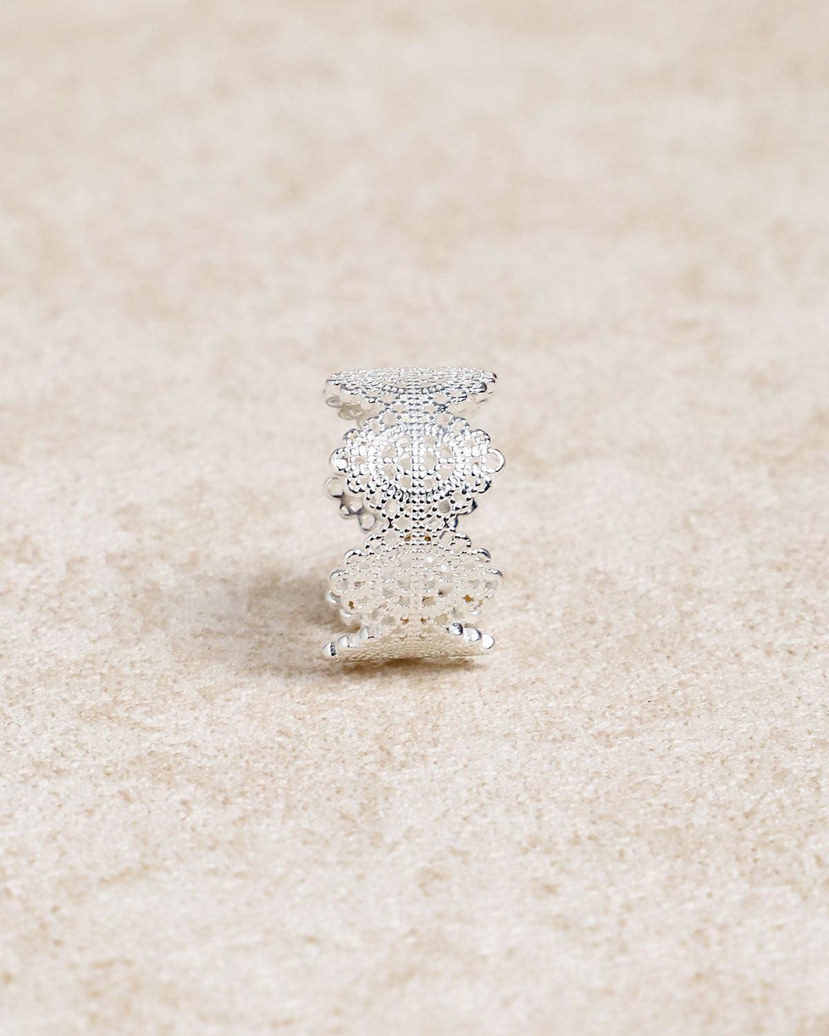 Silver Retro Ring Product Image