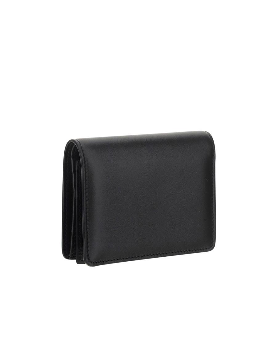 DOLCE & GABBANA Logo-plaque Bi-fold Wallet In Black Product Image