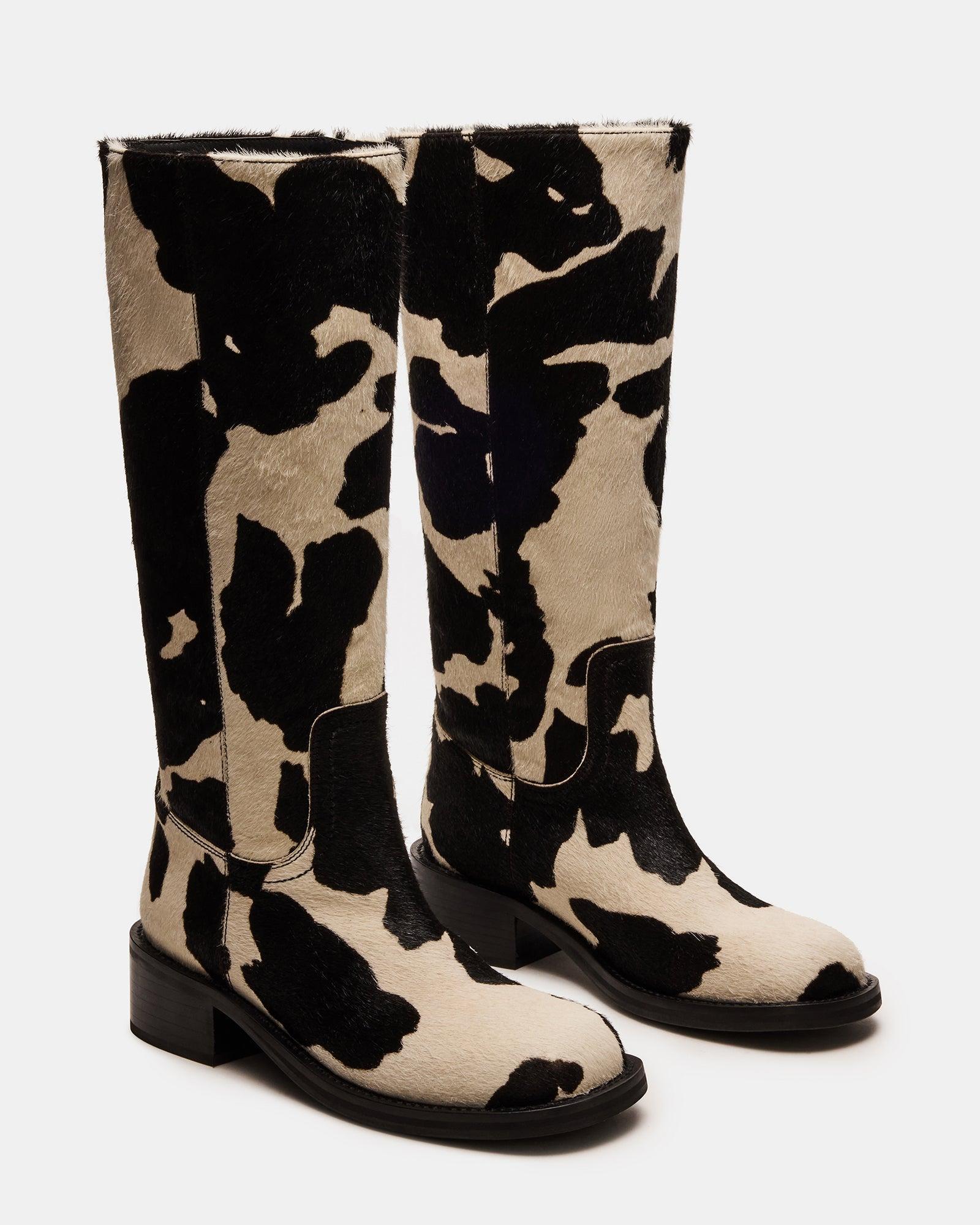 RIGGS BLACK COW PRINT Female Product Image