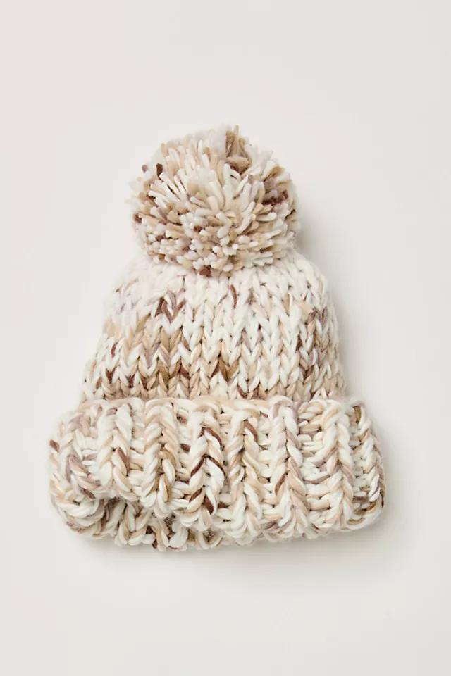 Tide Knit Pom Beanie Product Image