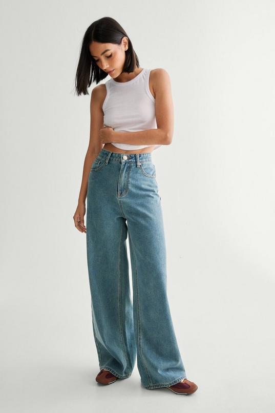 Denim Straight Leg Jean Product Image