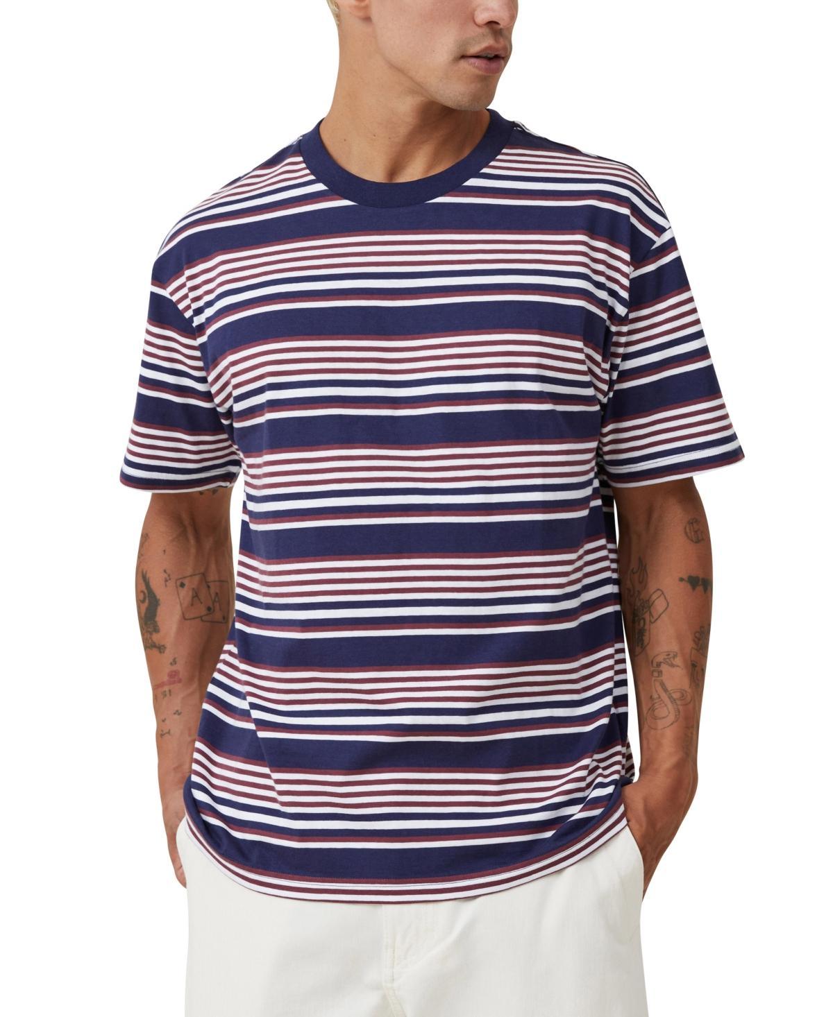 Cotton On Mens Loose Fit Stripe T-Shirt Product Image