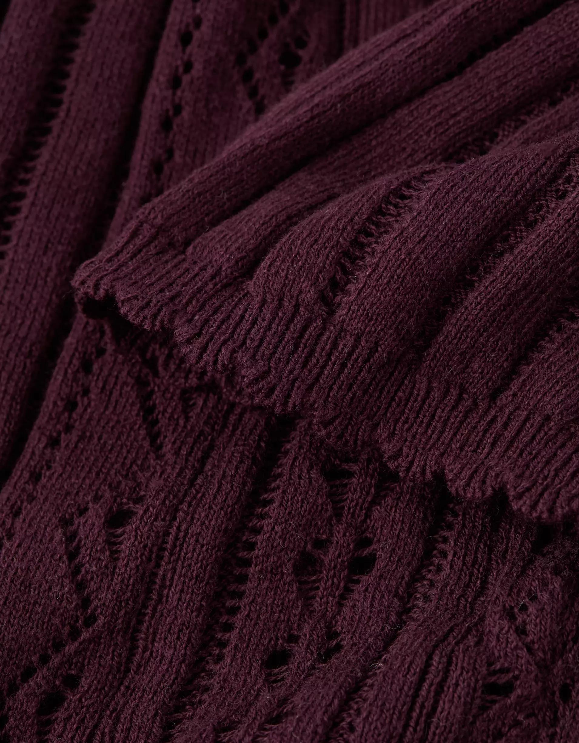 AE Henley Pointelle Sweater T-Shirt Product Image