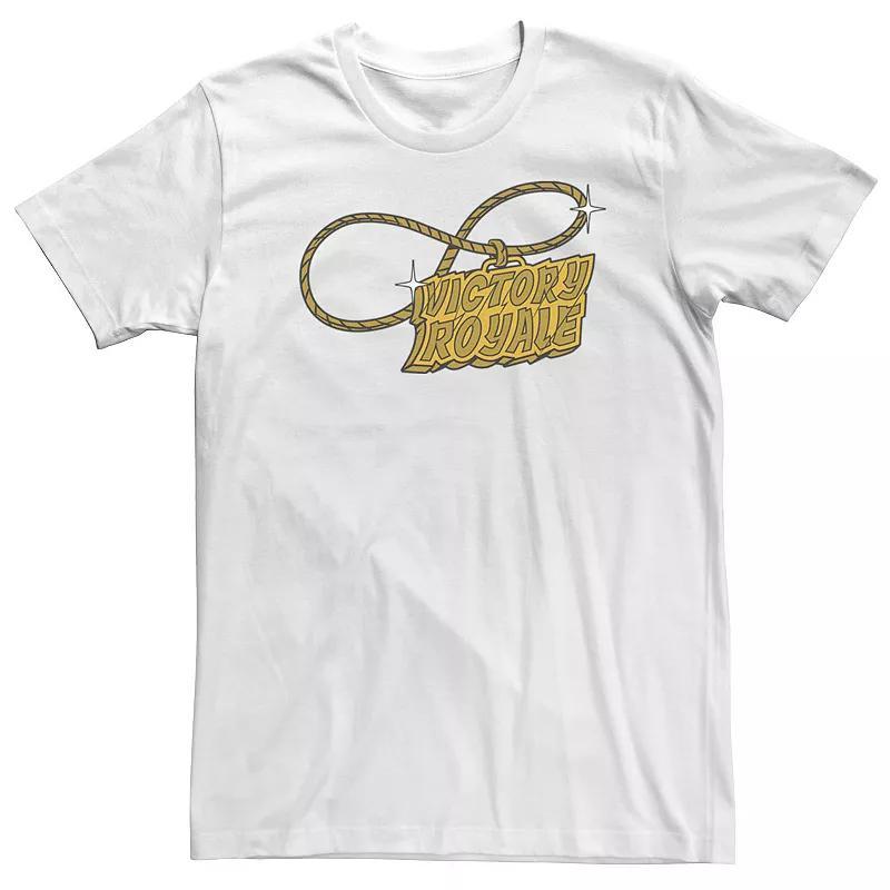 Men's Fortnite Victory Royale Gold Chain Tee, Size: XS, White Product Image