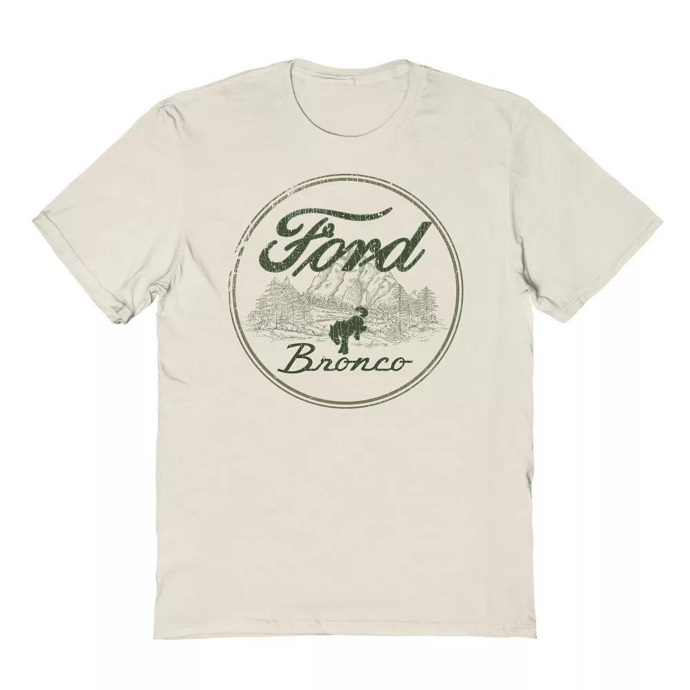 Men's Ford Bronco Graphic Tee, Size: Large, Natural Product Image