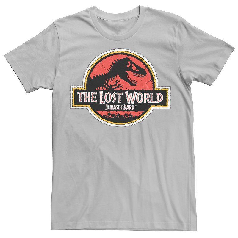 Men's Jurassic Park The Lost World Movie Logo Tee, Size: XXL, Silver Product Image