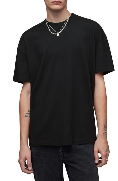 Allsaints Isac Oversized Fit Short Sleeve Crew Tee Product Image