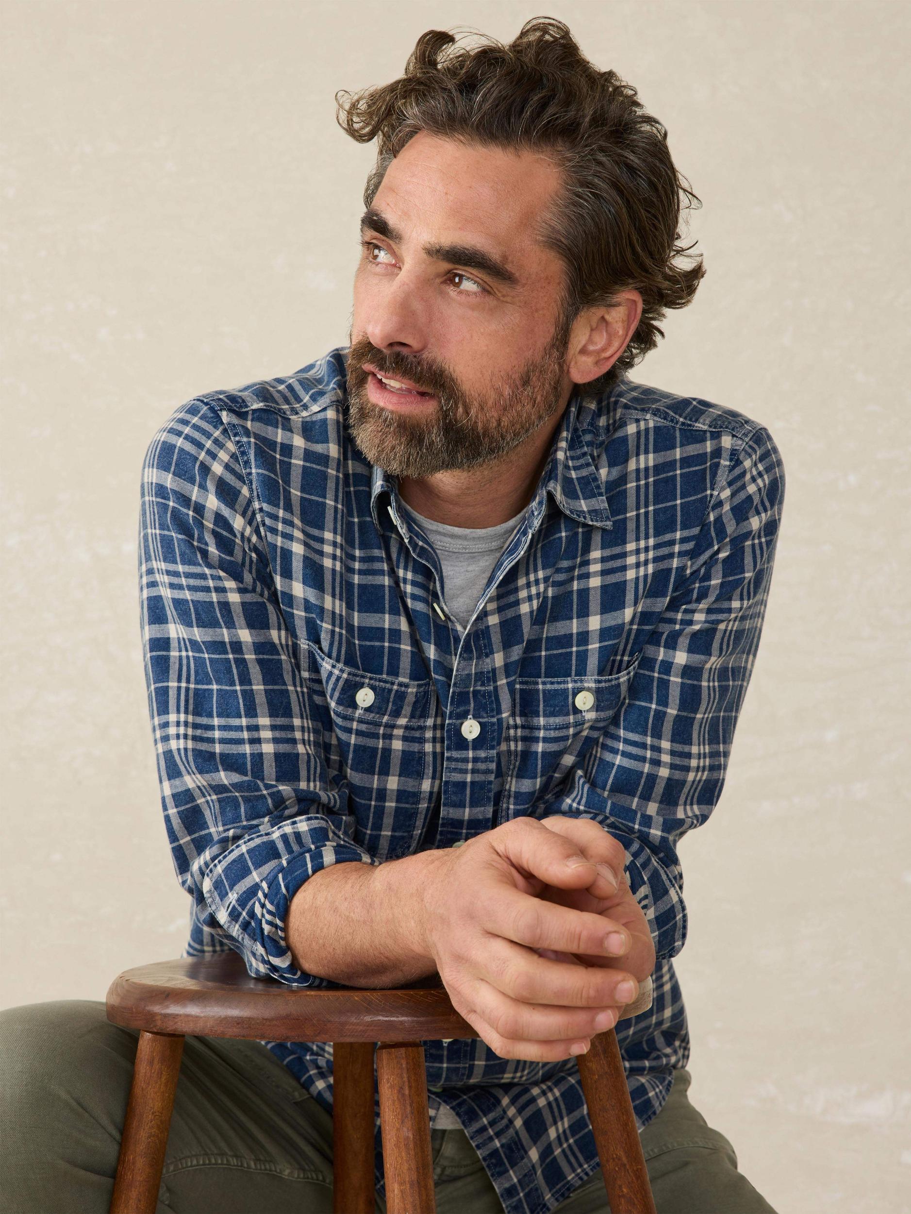 Tried & True Chambray Workshirt - Bar Harbor Plaid Male Product Image