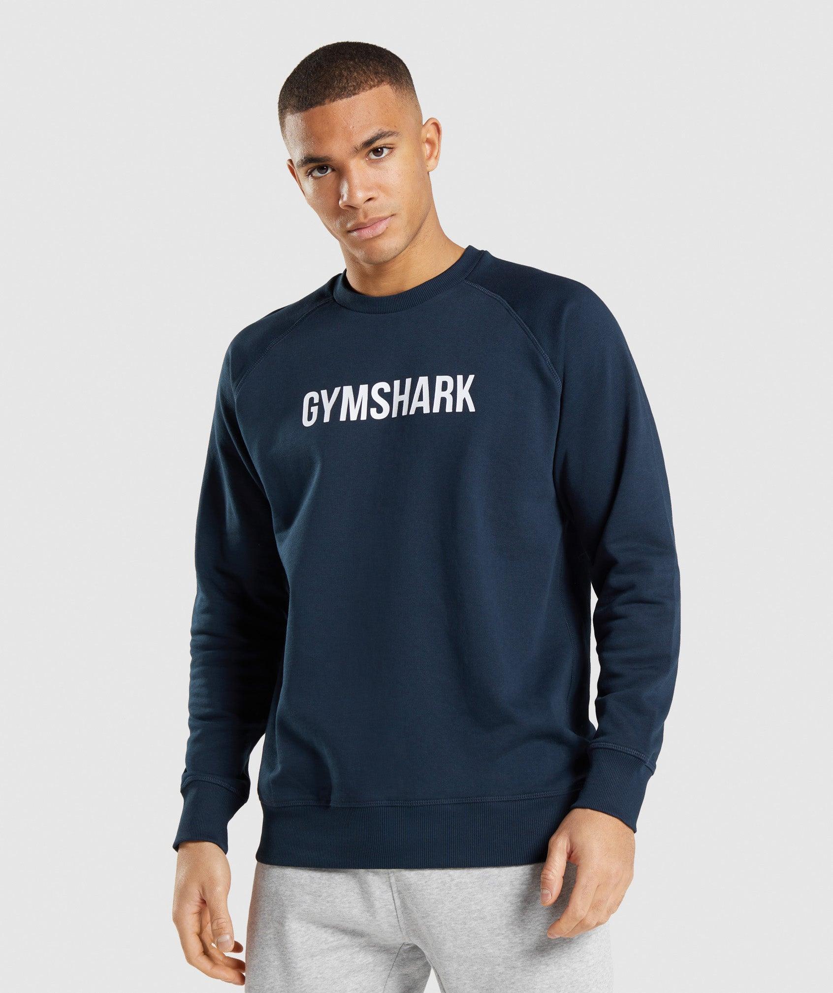 Gymshark Apollo Crew - Navy Male Product Image