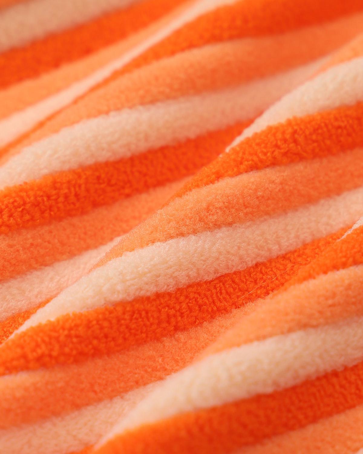 Orange Striped Tankini Swimsuit Product Image