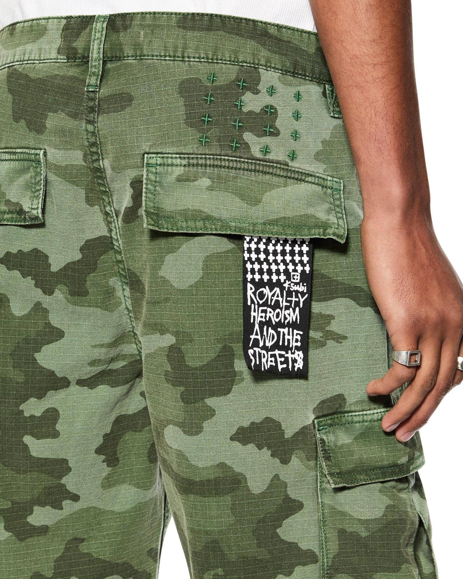 FUGITIVE CARGO SHORT HASH CAMO Male Product Image