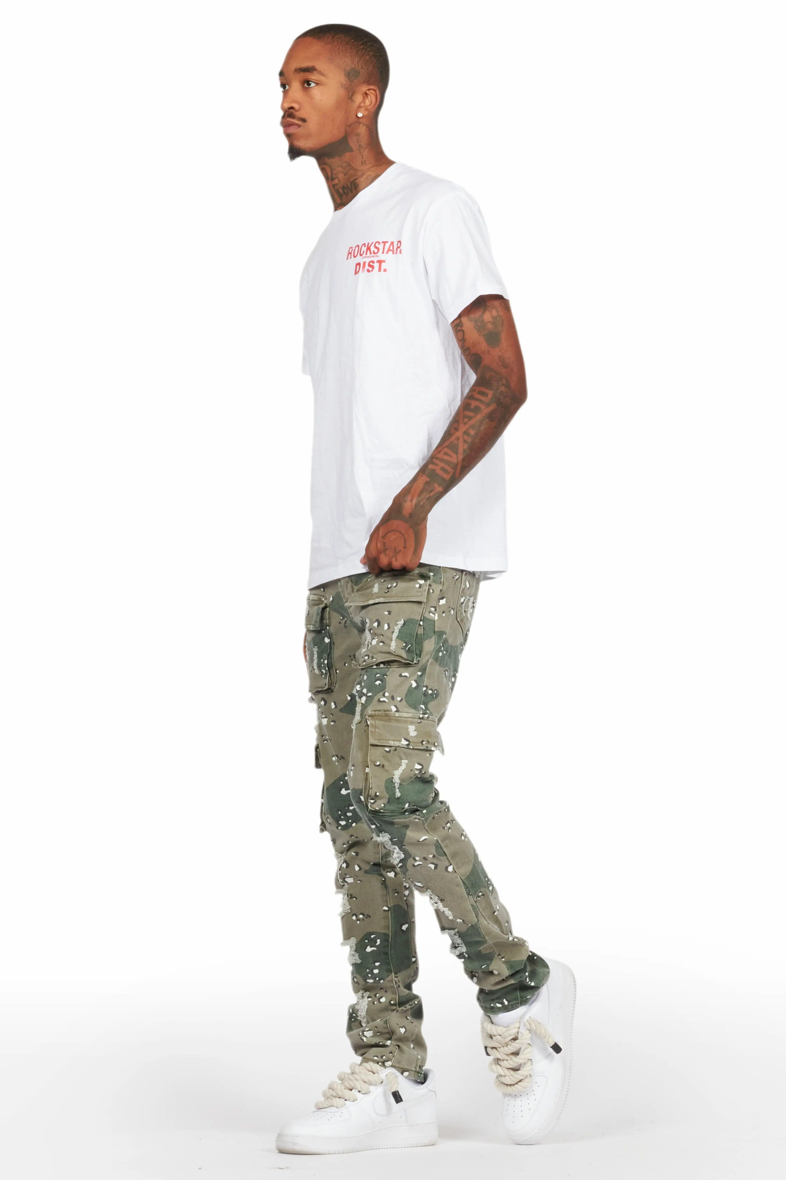 Kade Camo Skinny Fit Jean Male Product Image