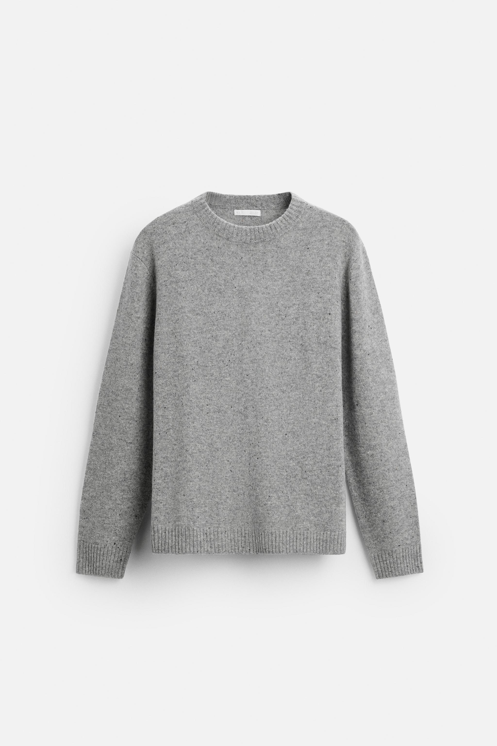 100% WOOL BUTTON-UP SWEATER Product Image